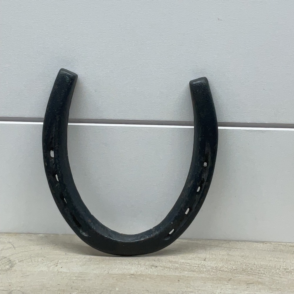 Vintage Cast Iron Horseshoe Good Luck Charm Rustic Farmhouse Wall Decor Black
